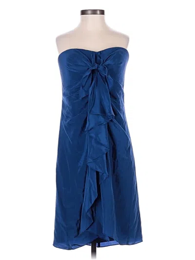 Pre-owned Bcbgmaxazria Cocktail Dress In Blue