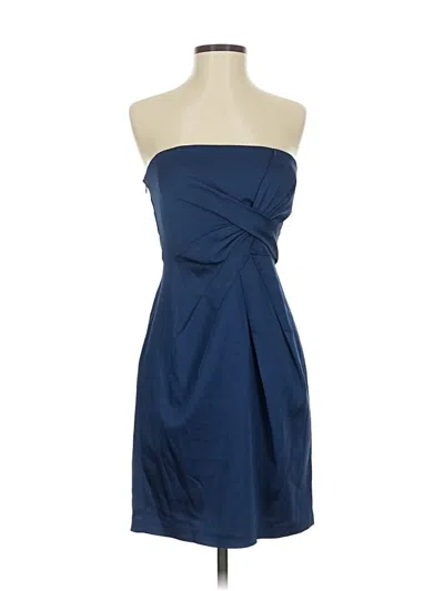 Pre-owned Bcbgmaxazria Cocktail Dress In Blue