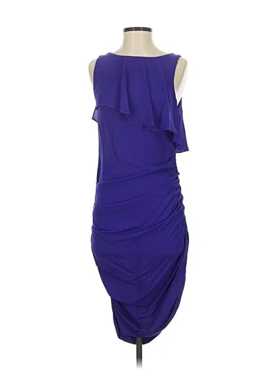 Pre-owned Bcbgmaxazria Cocktail Dress In Blue