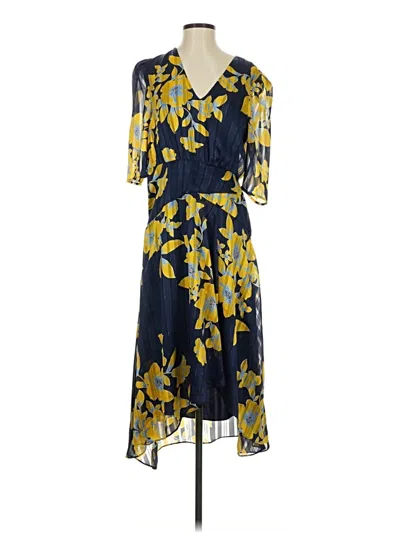 Pre-owned Bcbgmaxazria Cocktail Dress In Blue