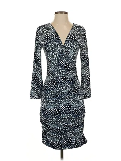 Pre-owned Bcbgmaxazria Cocktail Dress In Blue