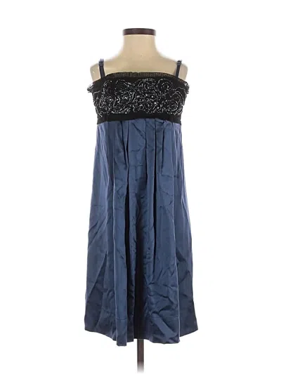 Pre-owned Bcbgmaxazria Cocktail Dress In Blue