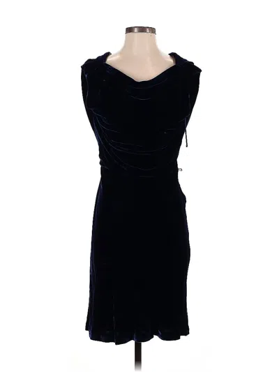 Pre-owned Bcbgmaxazria Cocktail Dress In Blue