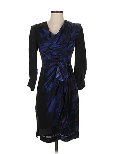 Pre-owned Bcbgmaxazria Cocktail Dress In Blue