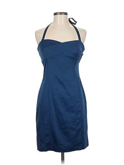Pre-owned Bcbgmaxazria Cocktail Dress In Blue
