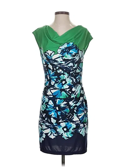 Pre-owned Bcbgmaxazria Cocktail Dress In Blue