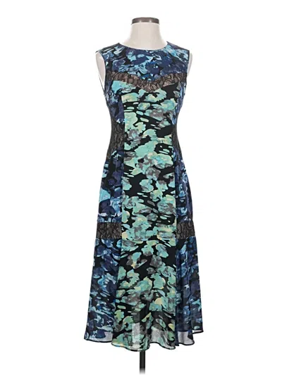 Pre-owned Bcbgmaxazria Cocktail Dress In Blue