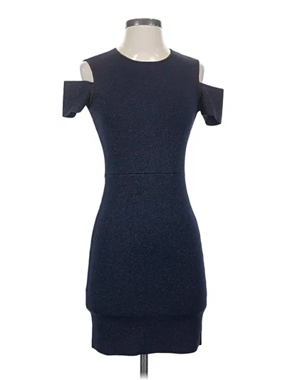 Pre-owned Bcbgmaxazria Cocktail Dress In Blue