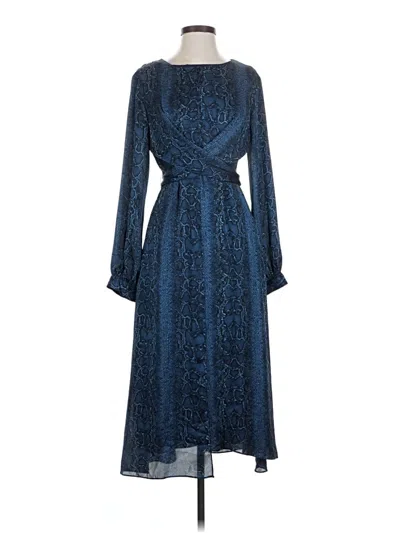 Pre-owned Bcbgmaxazria Cocktail Dress In Blue