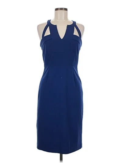 Pre-owned Bcbgmaxazria Cocktail Dress In Blue