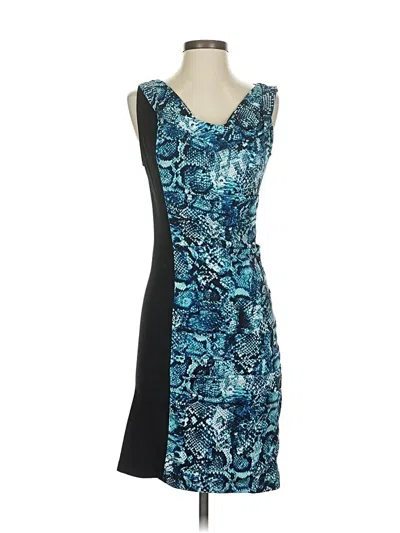 Pre-owned Bcbgmaxazria Cocktail Dress In Blue
