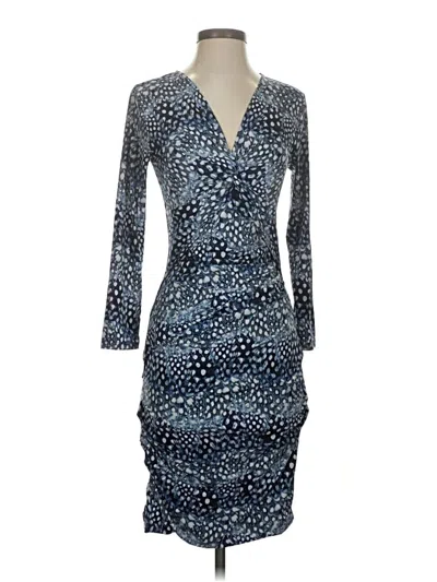 Pre-owned Bcbgmaxazria Cocktail Dress In Blue