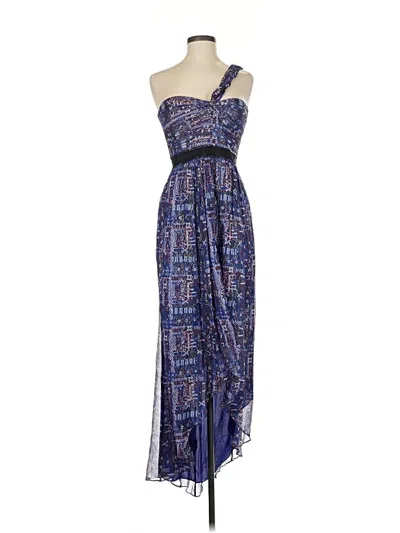 Pre-owned Bcbgmaxazria Cocktail Dress In Blue