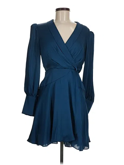 Pre-owned Bcbgmaxazria Cocktail Dress In Blue
