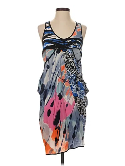Pre-owned Bcbgmaxazria Cocktail Dress In Blue