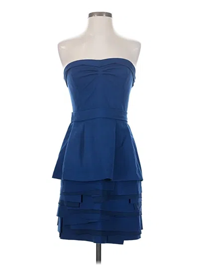 Pre-owned Bcbgmaxazria Cocktail Dress In Blue