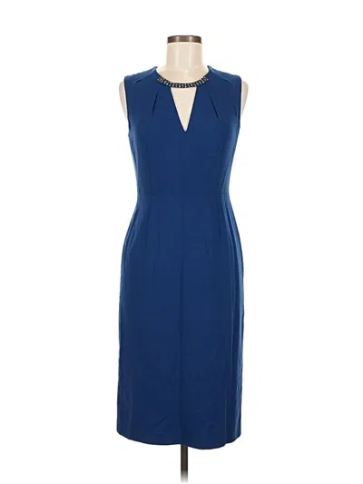 Pre-owned Bcbgmaxazria Cocktail Dress In Blue