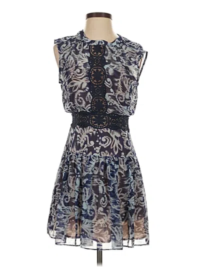Pre-owned Bcbgmaxazria Cocktail Dress In Blue