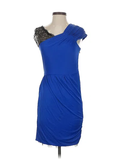 Pre-owned Bcbgmaxazria Cocktail Dress In Blue