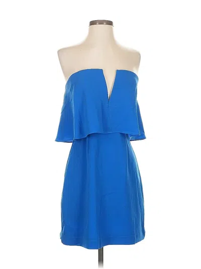 Pre-owned Bcbgmaxazria Cocktail Dress In Blue