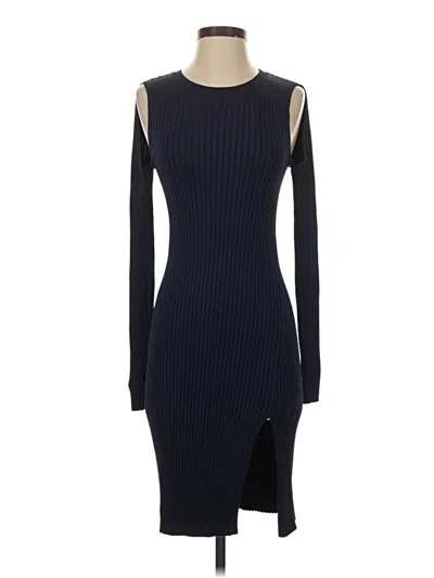 Pre-owned Bcbgmaxazria Cocktail Dress In Blue