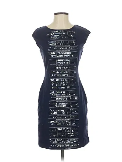 Pre-owned Bcbgmaxazria Cocktail Dress In Blue