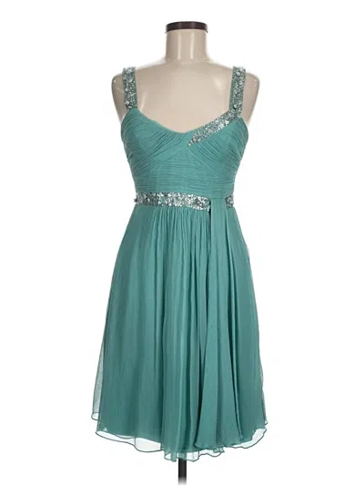 Pre-owned Bcbgmaxazria Cocktail Dress In Blue