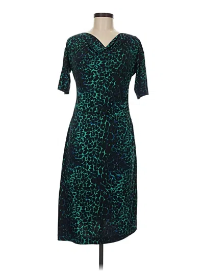 Pre-owned Bcbgmaxazria Cocktail Dress In Blue