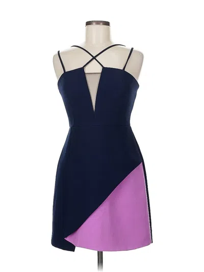 Pre-owned Bcbgmaxazria Cocktail Dress In Blue