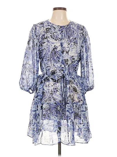 Pre-owned Bcbgmaxazria Cocktail Dress In Blue