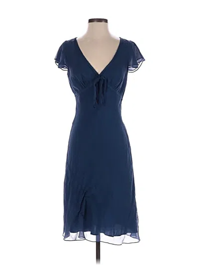 Pre-owned Bcbgmaxazria Cocktail Dress In Blue