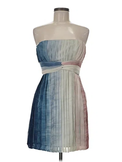 Pre-owned Bcbgmaxazria Cocktail Dress In Blue