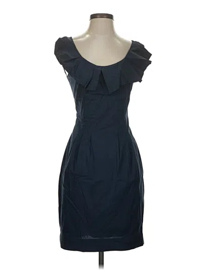 Pre-owned Bcbgmaxazria Cocktail Dress In Blue