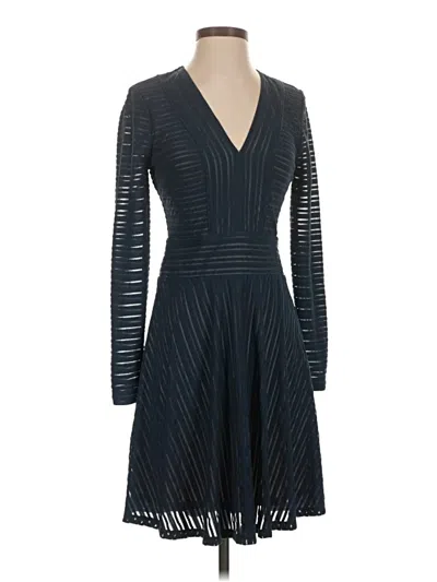 Pre-owned Bcbgmaxazria Cocktail Dress In Blue
