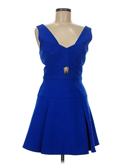 Pre-owned Bcbgmaxazria Cocktail Dress In Blue