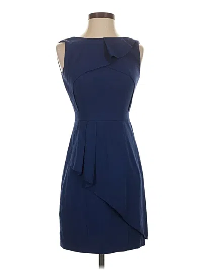 Pre-owned Bcbgmaxazria Cocktail Dress In Blue