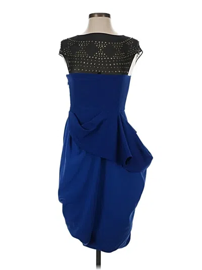 Pre-owned Bcbgmaxazria Cocktail Dress In Blue