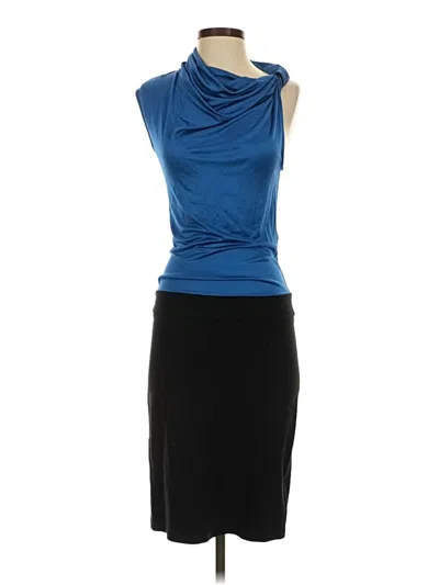 Pre-owned Bcbgmaxazria Cocktail Dress In Blue