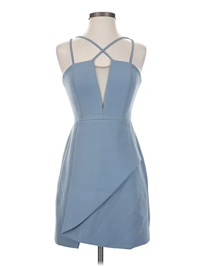 Pre-owned Bcbgmaxazria Cocktail Dress In Blue