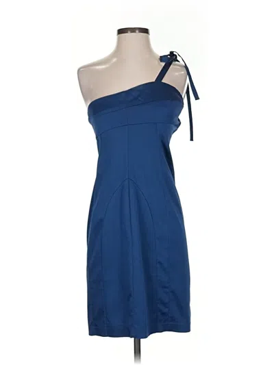Pre-owned Bcbgmaxazria Cocktail Dress In Blue