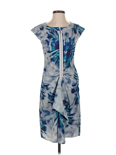 Pre-owned Bcbgmaxazria Cocktail Dress In Blue
