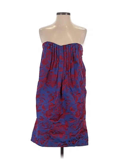 Pre-owned Bcbgmaxazria Cocktail Dress In Blue