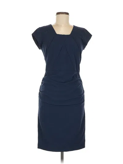 Pre-owned Bcbgmaxazria Cocktail Dress In Blue