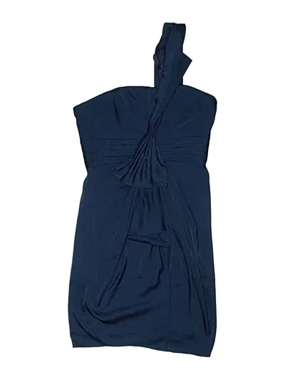 Pre-owned Bcbgmaxazria Cocktail Dress In Blue