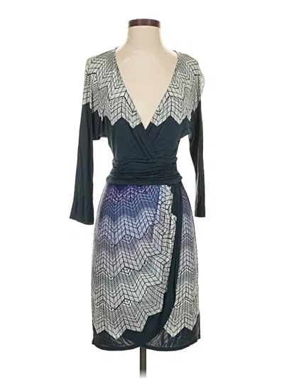 Pre-owned Bcbgmaxazria Cocktail Dress In Blue
