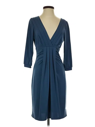 Pre-owned Bcbgmaxazria Cocktail Dress In Blue