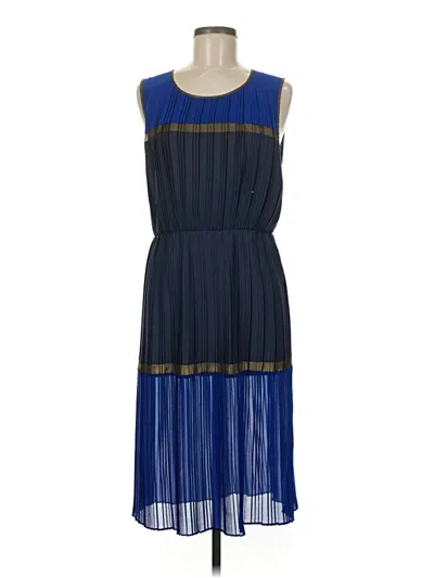 Pre-owned Bcbgmaxazria Cocktail Dress In Blue