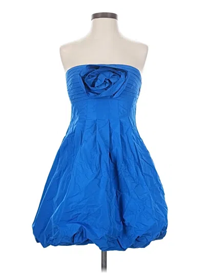 Pre-owned Bcbgmaxazria Cocktail Dress In Blue