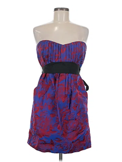 Pre-owned Bcbgmaxazria Cocktail Dress In Blue