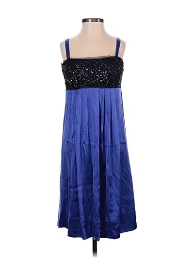 Pre-owned Bcbgmaxazria Cocktail Dress In Blue